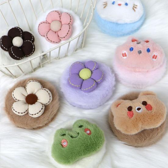 Плюшевое животное, зеркало для макияжа, портативное дорожное двустороннее зеркало для макияжа, высокая четкость