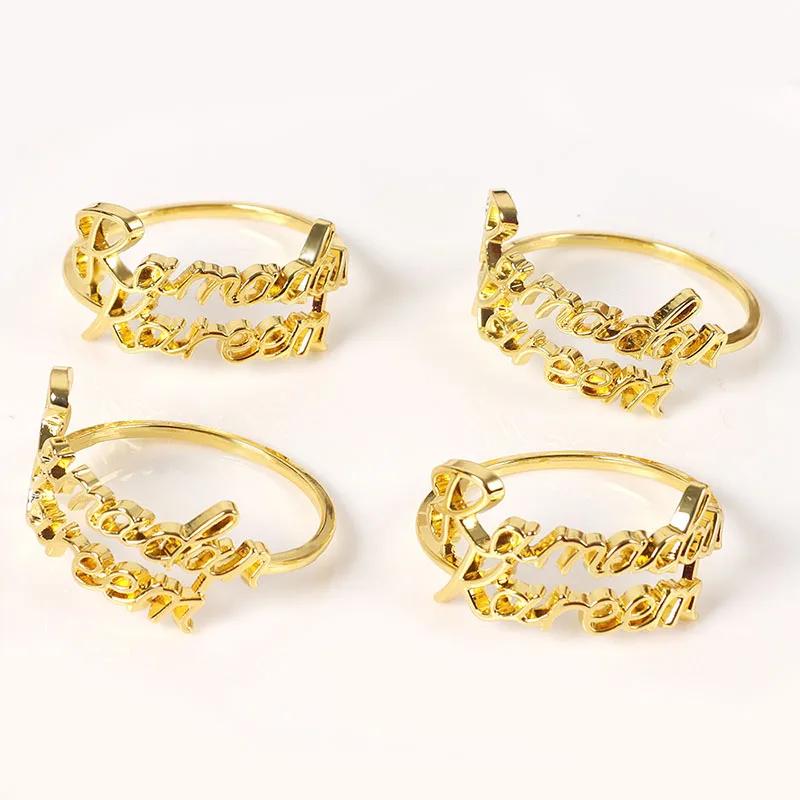 1 шт. Фестивальная Благоприятность Сплав Буква Кольцо для салфетки Кольцо для салфетки Пряжка для салфетки Украшение для отеля Свадебное украшение