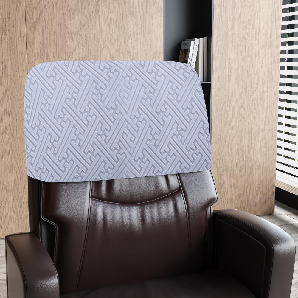 Dust-proof Chair Head Cover Stretchable Hand Washable Chair Back Protection Comfortable Thickened Elastic Chair Cover