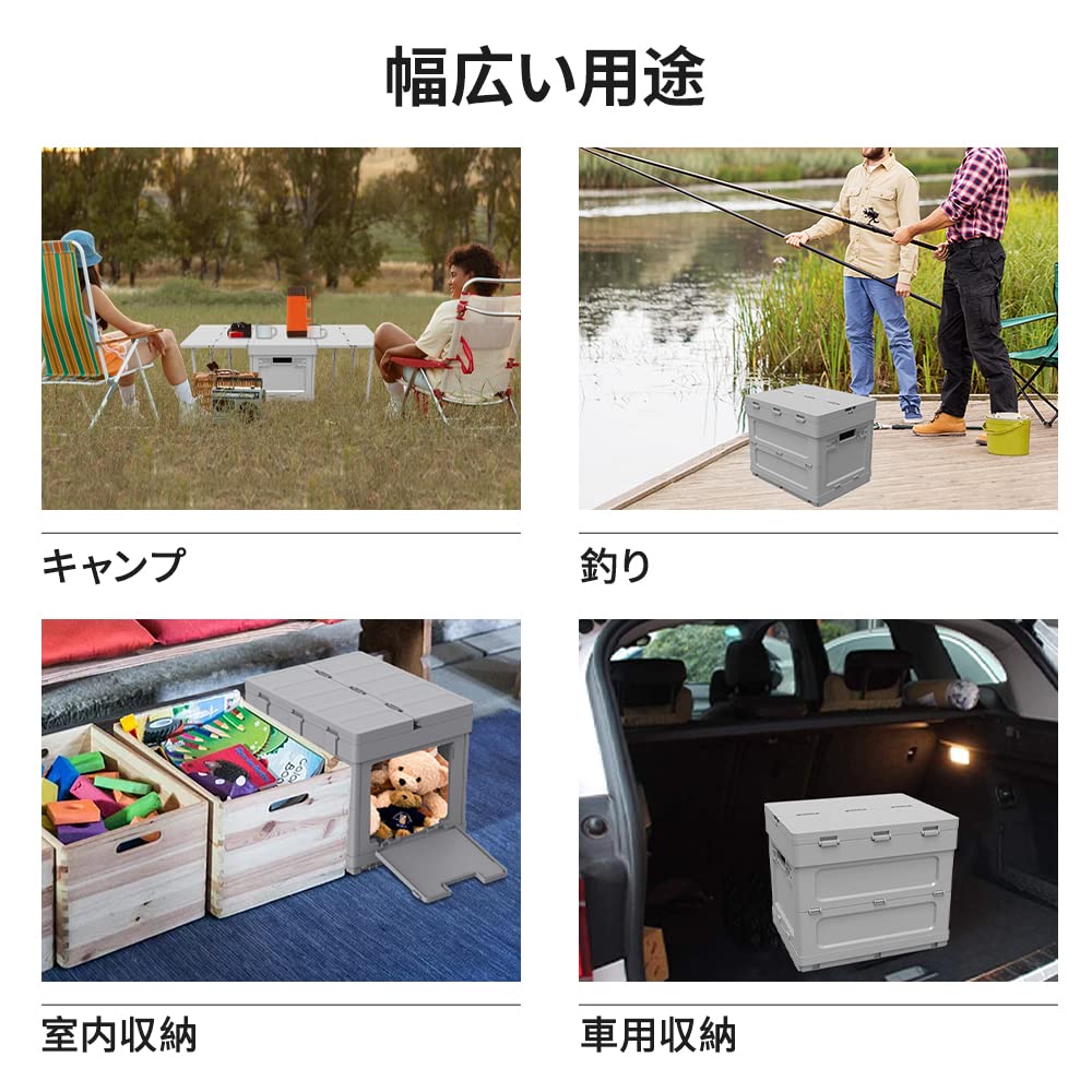 UPF Новый ящик для хранения для кемпинга, складной стол для кемпинга с крышкой, кейс для хранения, штабелируемый складной контейнер, многофункциональный уличный стол, легкий, низкий