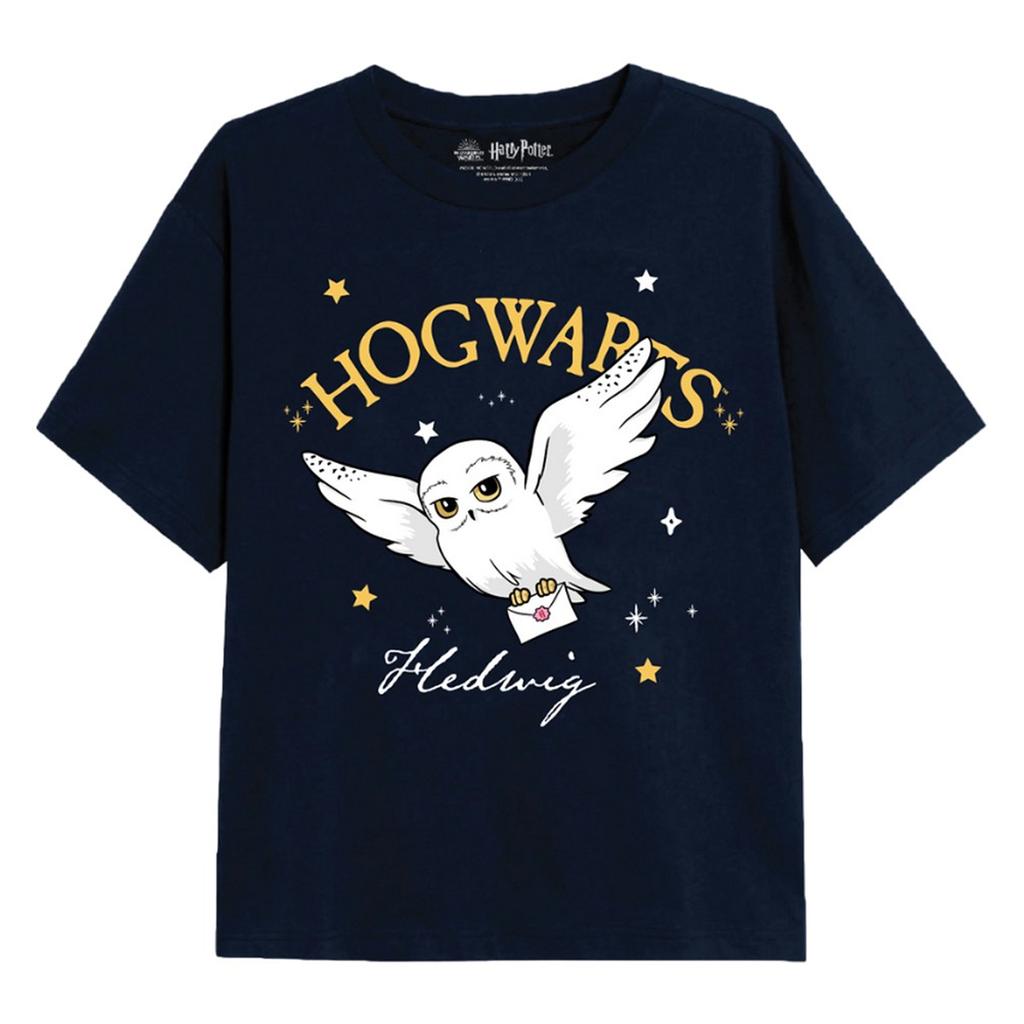 HARRY POTTER Girls Hedwig Hogwarts T-Shirt