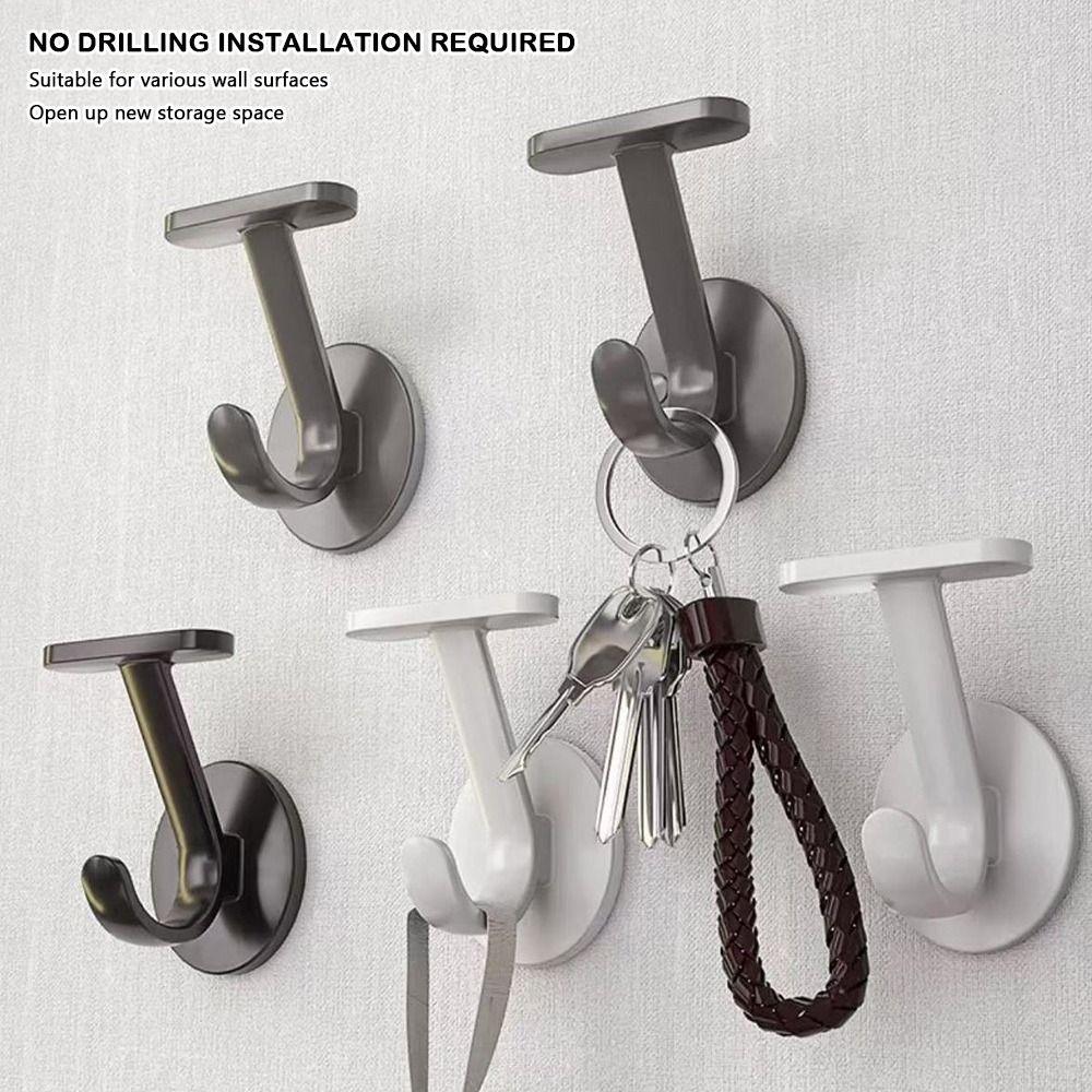 Настенная вешалка для пальто многоцелевой J-образный крючок настенный органайзер крючок для одежды шляпа ванная комната кухня
