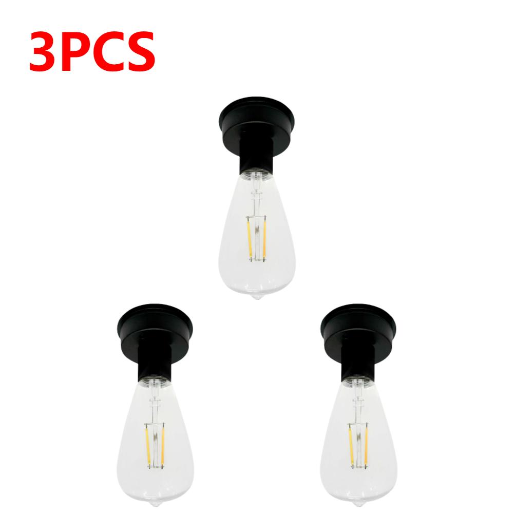 4-1PCS 8CM Solar Lamp Base with LED Bulb LED Night Light Base IP44 Waterproof Courtyard Light Base for Outdoor Camping Picnic