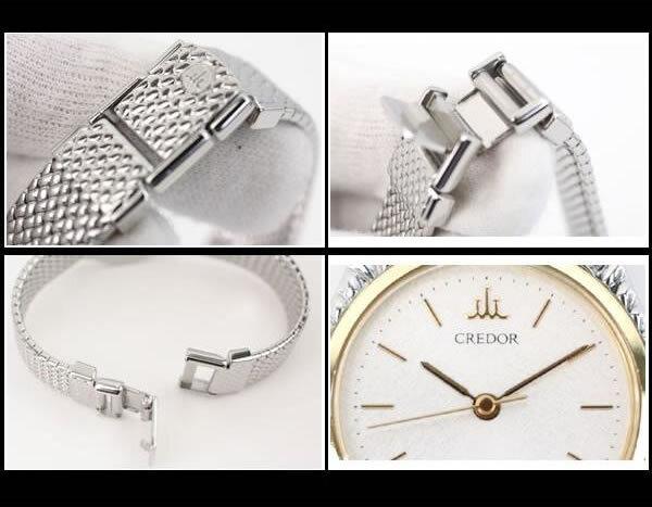Iko Pawn SEIKO Credor Отличное Состояние Женские Часы 18-каратный Безель Кварцевые RY7148 Магазин, 1271-0060