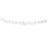 3 метра Мишура для новогодней елки Гирлянда Вымпелы Серебряная Надпись Merry Christmas Декор Настенный Подвесной для Двери Вечеринка Свадьба День рождения