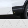 Универсальные автомобильные дверные угловые чехлы для предотвращения столкновений, прозрачные силиконовые протекторы, наклейки против царапин, защитная крышка для двери