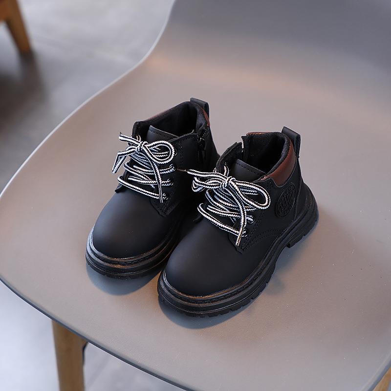 Классические детские сапоги из ревеня, осенние новые одинарные сапоги, короткие сапоги для мальчиков