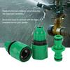 3Pcs 3/8 Hose Quick Connector Adapter for Home Garden Hose Repairing Tool