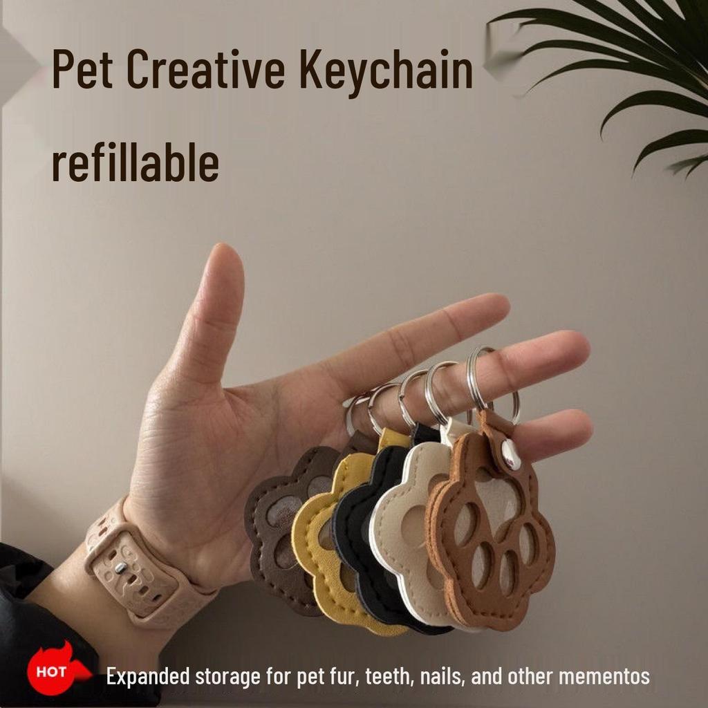 Брелок-сувенир с шерстью питомца: Подвеска для хранения шерсти кошки/собаки и коллекционная коробка