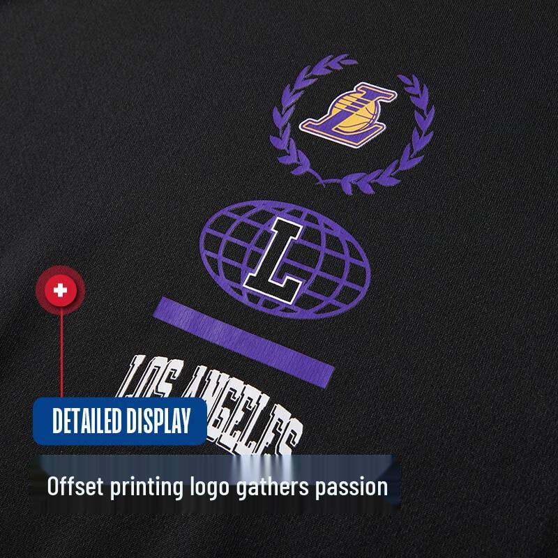 Спортивная футболка с длинным рукавом NBA Lakers
