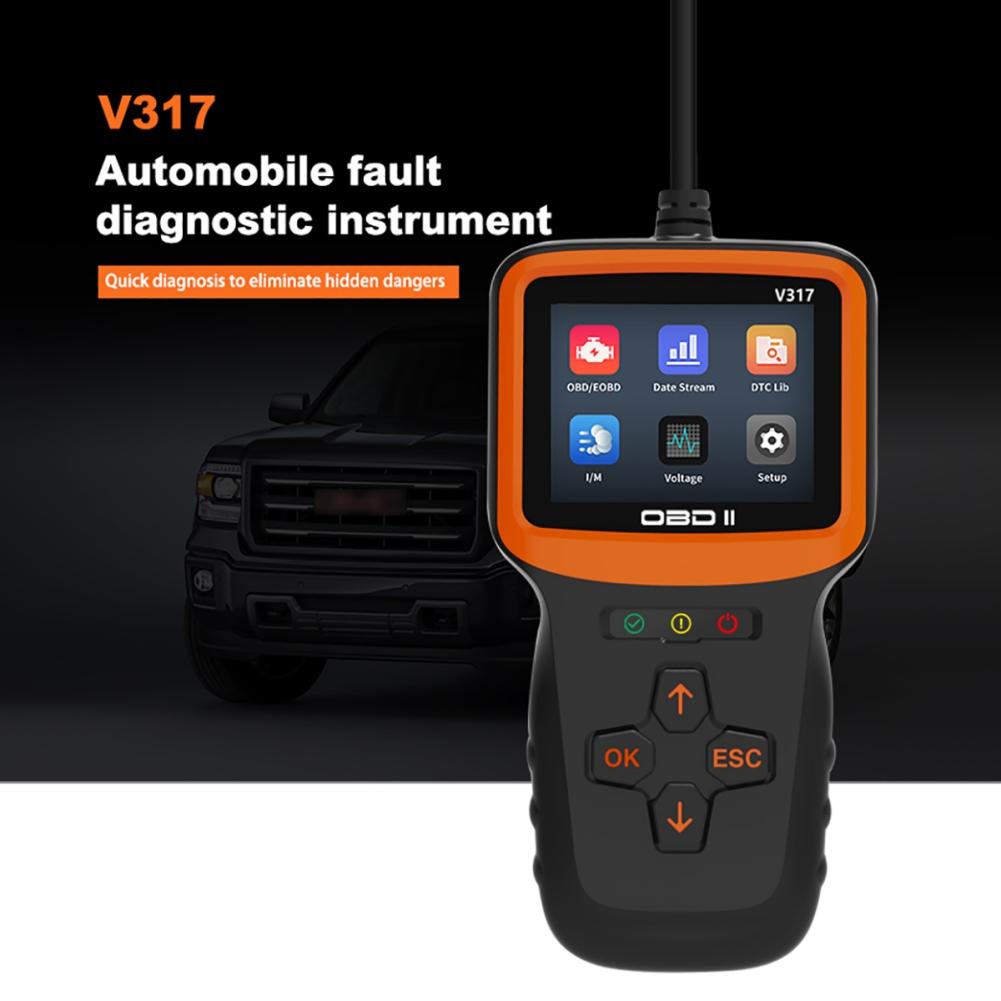 Сканер OBD2 Считыватель кодов OBD и инструменты сканирования Автомобильный диагностический сканер двигателя для всех автомобилей с протоколом OBDII