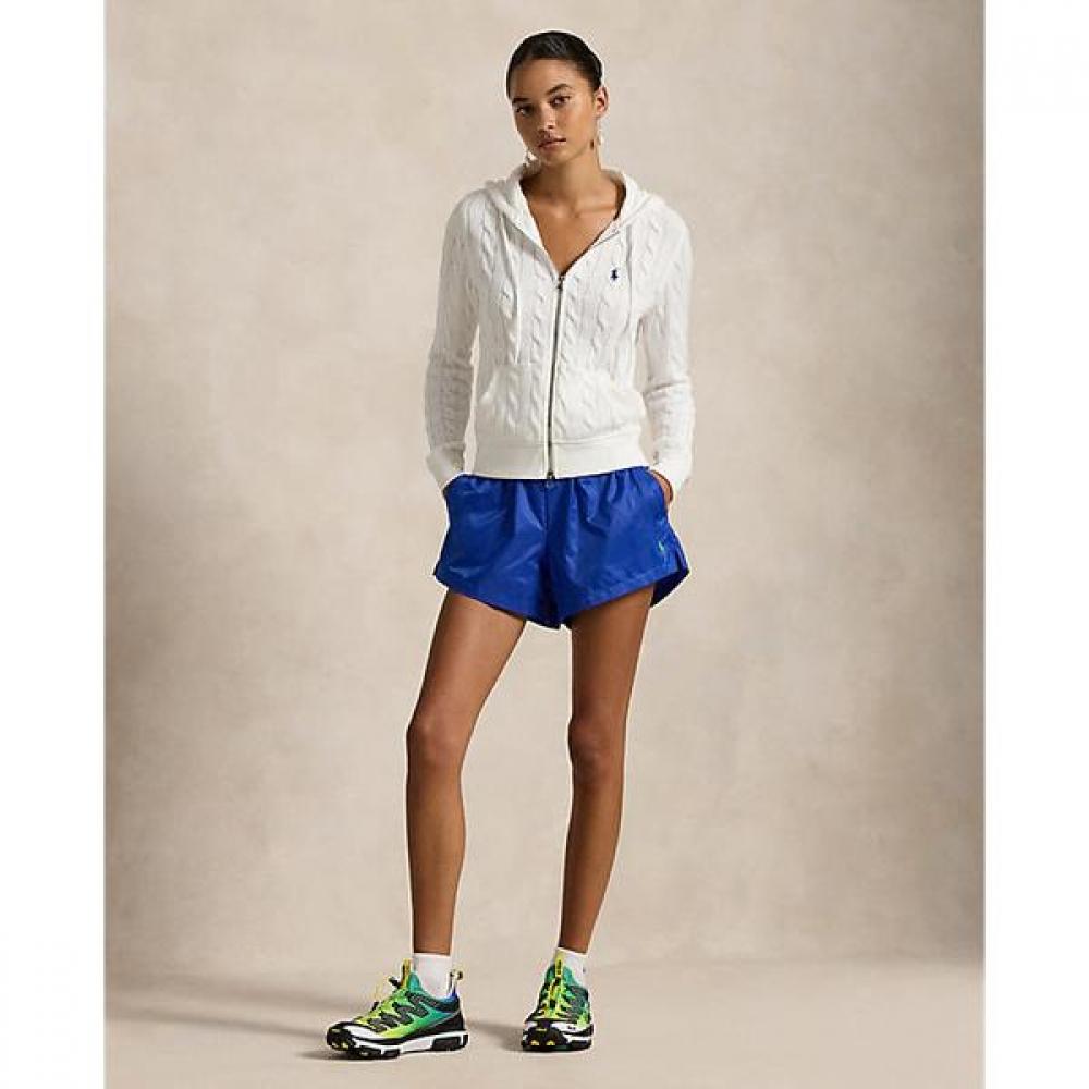 Polo Ralph Lauren Женская толстовка с капюшоном на молнии из хлопка с косами Wmpoknina920046100