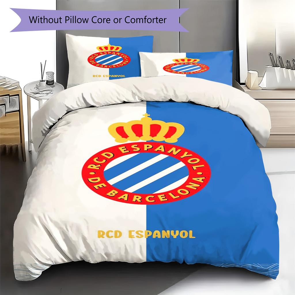 Espanyol Pattern Bedding Set Quilt Cover Pillowcase Home Decor Gift (1 * duvet cover + 2 * pillowcase, without core)