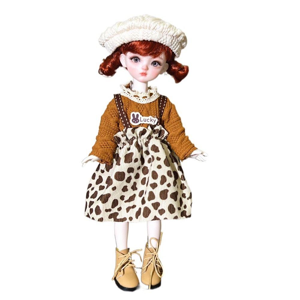 Pretty 1/6 BJD Doll Outfit Set Cute Girl Toy Gift Trendy Doll Accessories  (No Dolls and Shoes)