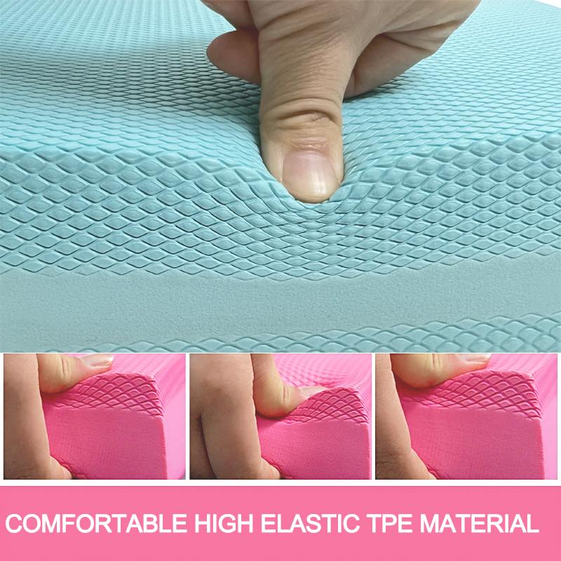 Балансировочная доска, коврик для йоги из ТПЭ, стабилизирующая подушка, тренажер для упражнений, противоскользящий для тренировки, стабилизация лодыжки, восстановление, тренировка