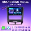 2 DIN Android Carplay автомобильное радио для SSANGYONG Rexton 2002 - 2006 мультимедийный проигрыватель головное устройство стерео GPS навигация BT WIFI 2+32 ГБ