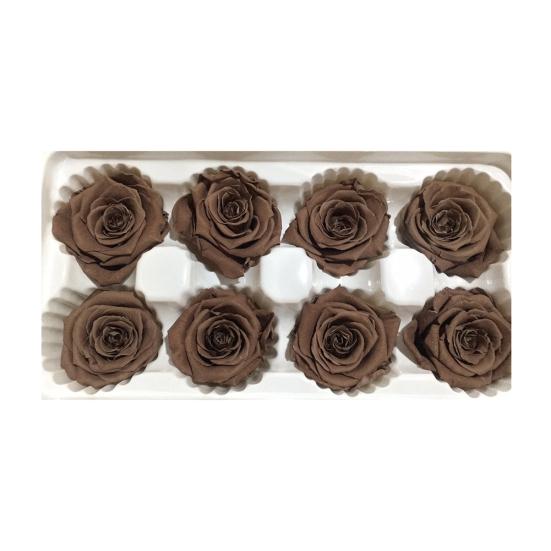 8 шт./коробка 4-5 см стабилизированный цветок бессмертная роза сделай сам Валентин свадьба праздничный подарок