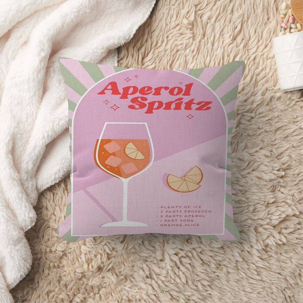 Colorful Cocktail Drink Pillowcase toon Gift Cushion Cover Bedroom Home Sofa Chair Seat Decor pillow case