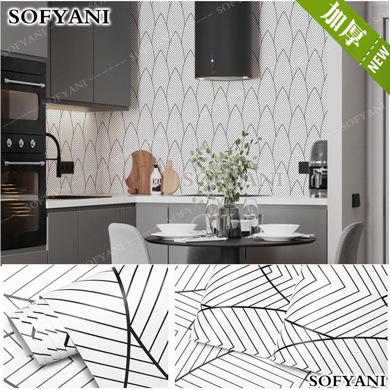 Самоклеящиеся виниловые обои утолщенные современные спальня гостиная фоновая стена старая мебель шкаф общежитие стол наклейка