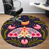 1pc Mothing Flowers Office Round Area Rug,  Mat Suitable For Office, Under Office Chairs Bedroom Living Room Home Decor, Room Deco