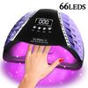 UV LED Nail Lamp 66LEDs Nail Dryer With Auto Motion Sensor Professional UV Light Cabin For Nail Polish Manicure Lamp
