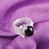 Natural Black Tourmaline Gemstone 925 Sterling Silver Jewelry Handmade Boho Ring RR-22-27