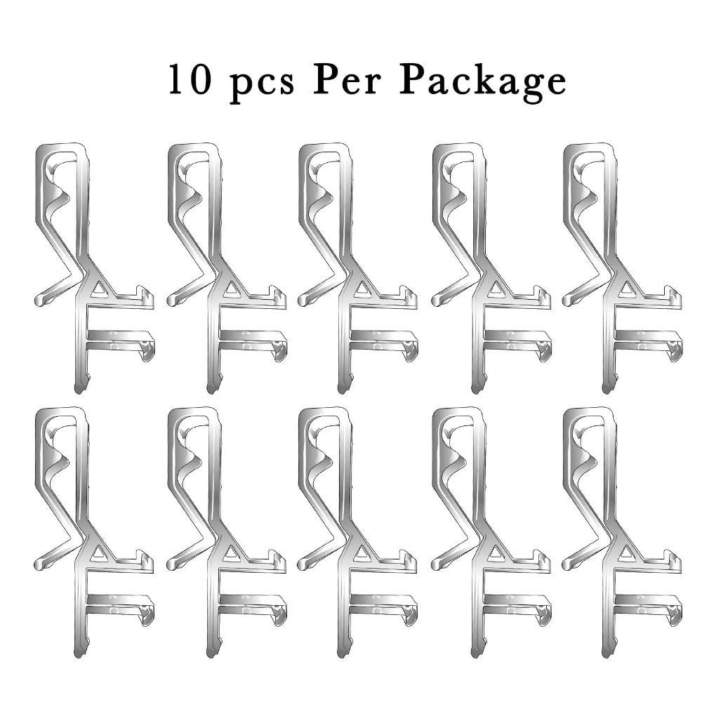 10 шт. Пластиковые зажимы для карниза Горизонтальные сменные зажимы для жалюзи Деревянные жалюзи Карниз для жалюзи Крышка желоба для жалюзи Зажимы для оконных жалюзи