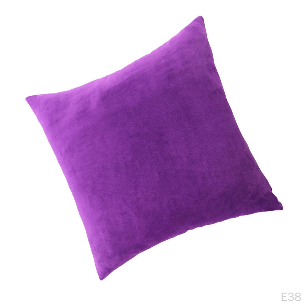 Чехол Бархатный Чехол для Подушки Дивана Однотонный Наволочка для Подушки Автомобиля Постельное белье Наволочка и