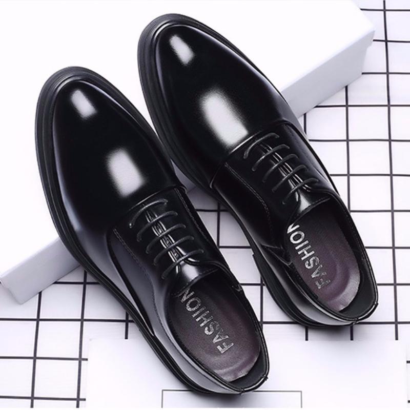 Деловые формальные черные кожаные туфли. Мужские модные повседневные модельные туфли. Классические итальянские формальные оксфорды для мужчин.