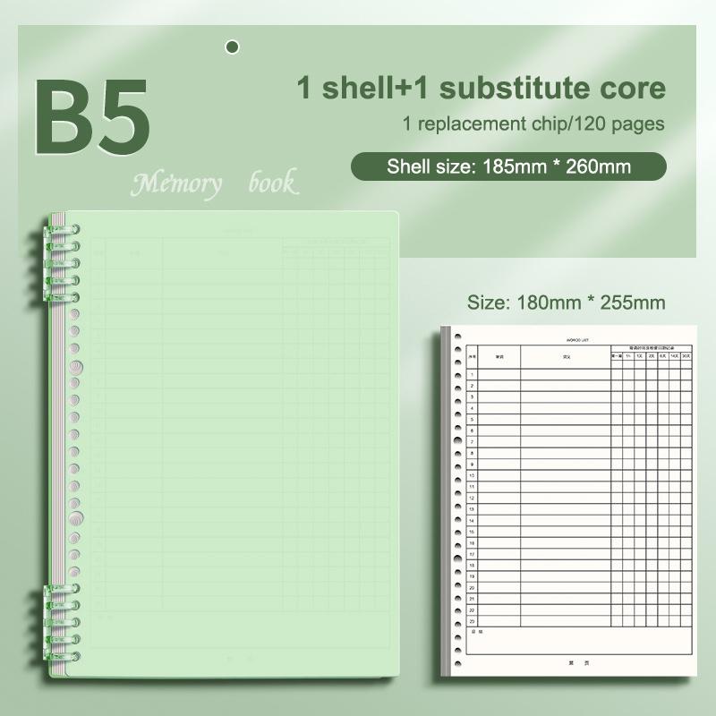 Тетрадь для словарного запаса с планировщиком кривой забывания, 1 набор листов для записи слов для студентов, Ежедневник самодисциплины, Канцелярский подарок