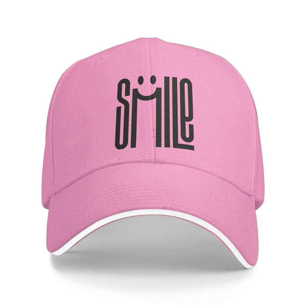 Бейсболка с принтом букв Smile Art, будьте улыбчивы, для активного отдыха на улице, горячая распродажа, кепка тракер, унисекс, для взрослых, с посадкой, ретро-дизайн, бейсболки