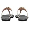 Gucci Кожаные сандалии с пряжкой Double G 497444 A3N00 9022
