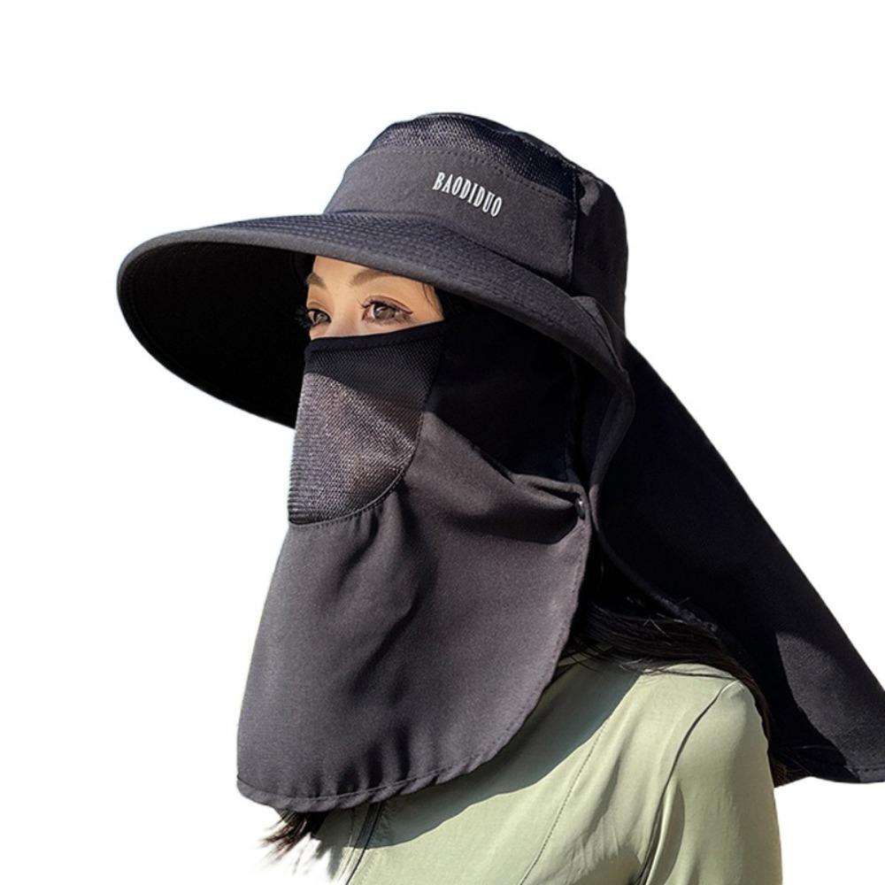 Маска для лица Женская шляпа от солнца Маска для выреза горловины Шляпа для сбора чая Кепка для работы в поле Кепка-маска для лица Работа в поле