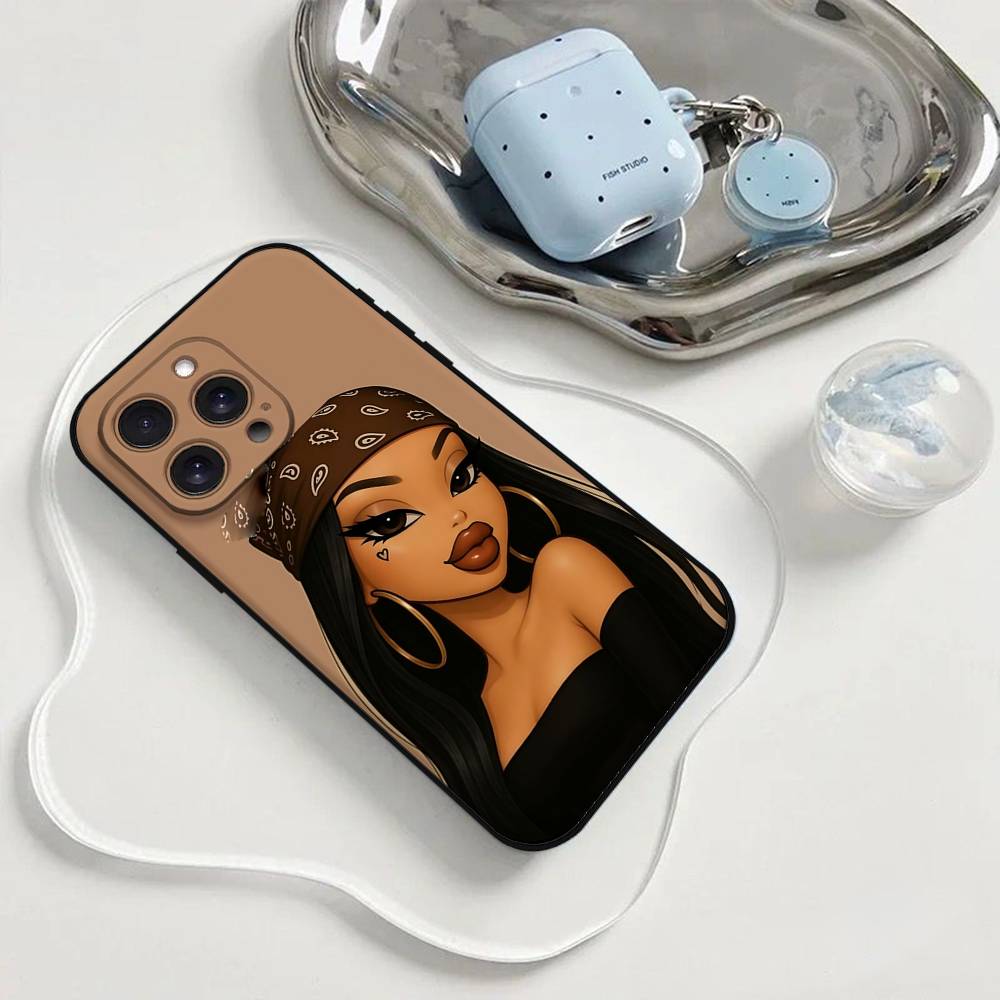 Модный Чехол для Телефона B-Bratz D-Doll Чехол для Телефона Для Iphone 17 16 15 11 13 14 Pro Max X Xr Xs Max 12mini Черный Чехол