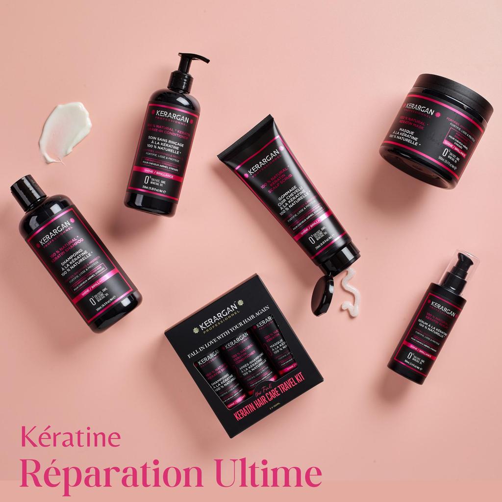 Kerargan Keratin Mask and Scrub Duo - 600ml