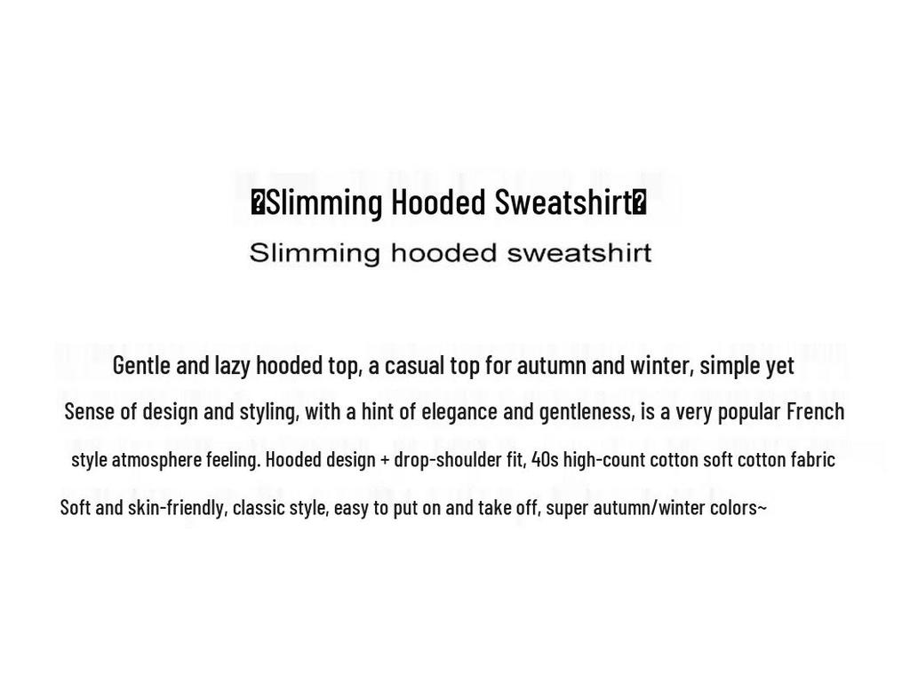 MJ STYLE Women's American Retro Loose-Fit Hoodie