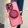 Металлический чехол-подставка с кольцом 360° с магнитной функцией для iPhone 16 15 14 Plus 13 11 12 Pro Max. Аппаратная подставка, силиконовый мягкий чехол Magsafe.