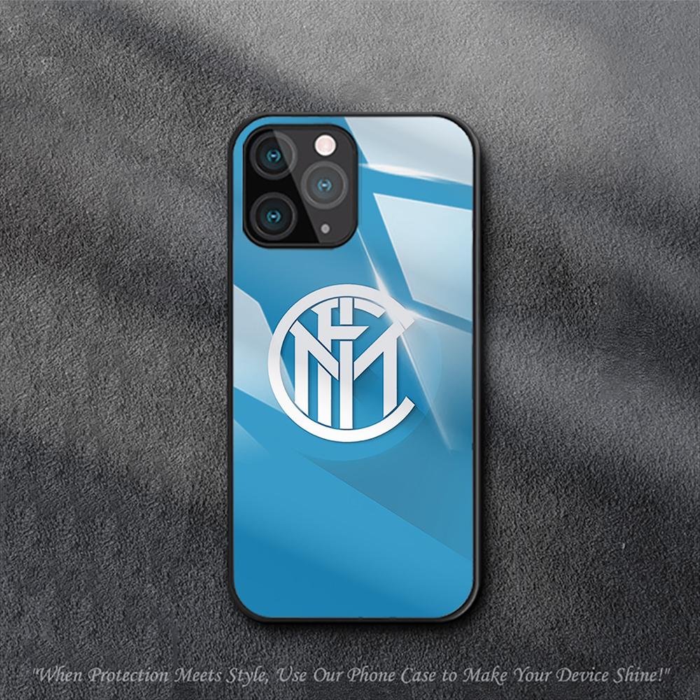 Чехол Inter Football Milan для iPhone Samsung Galaxy Redmi Note S 17 16 15 14 13 20 24 25 54 Pro Max Ultra Fe Air Закаленное Стекло