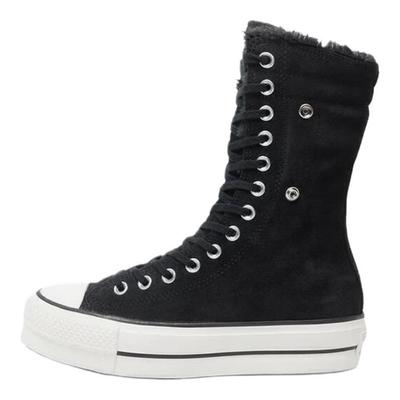 Женские All Star Fold Over Lift Hi 'Черные' Женские A15229C