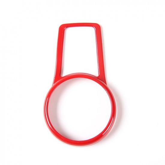 Red Front Headlight Switch Panel Decor Cover for Jeep Compass 2017+ Accessories