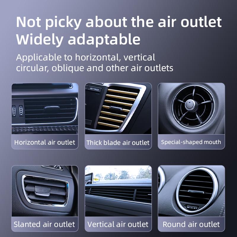 Кожаная сумка для хранения в автомобиле, многофункциональный автомобильный органайзер для воздуховода, магнитный держатель для телефона, ключей, солнцезащитных очков