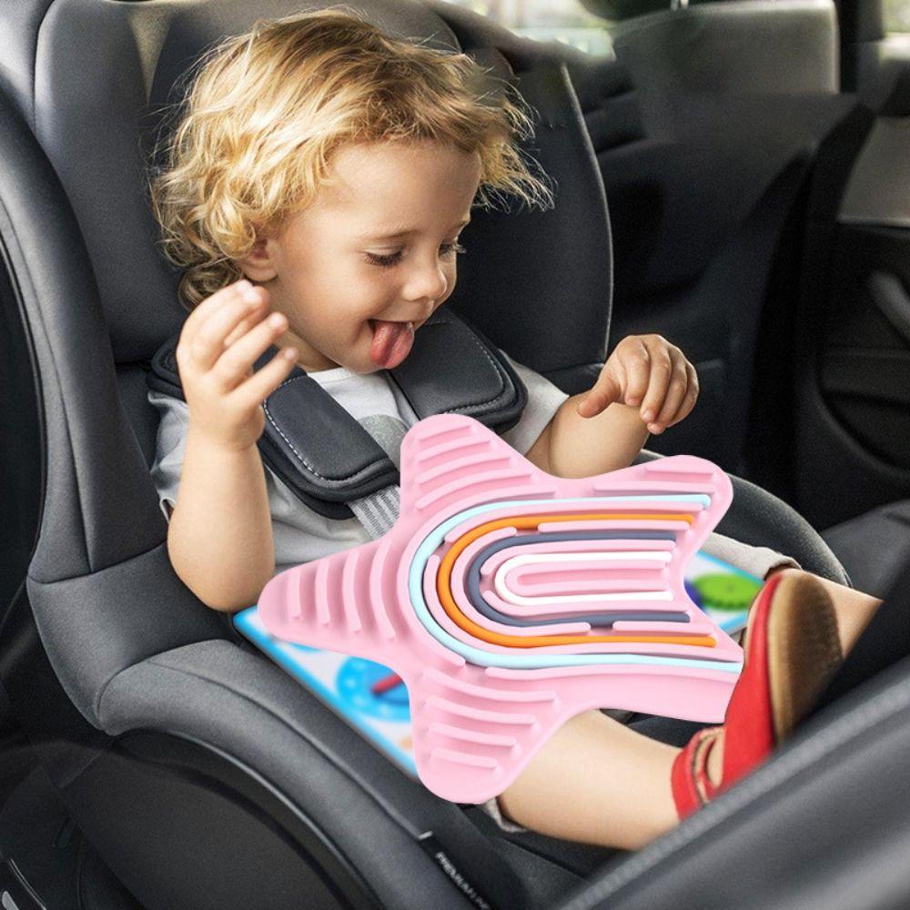 Calming Silicone Sensory Board Relax Decompression Toys Gift Calm Down Toy  Kids