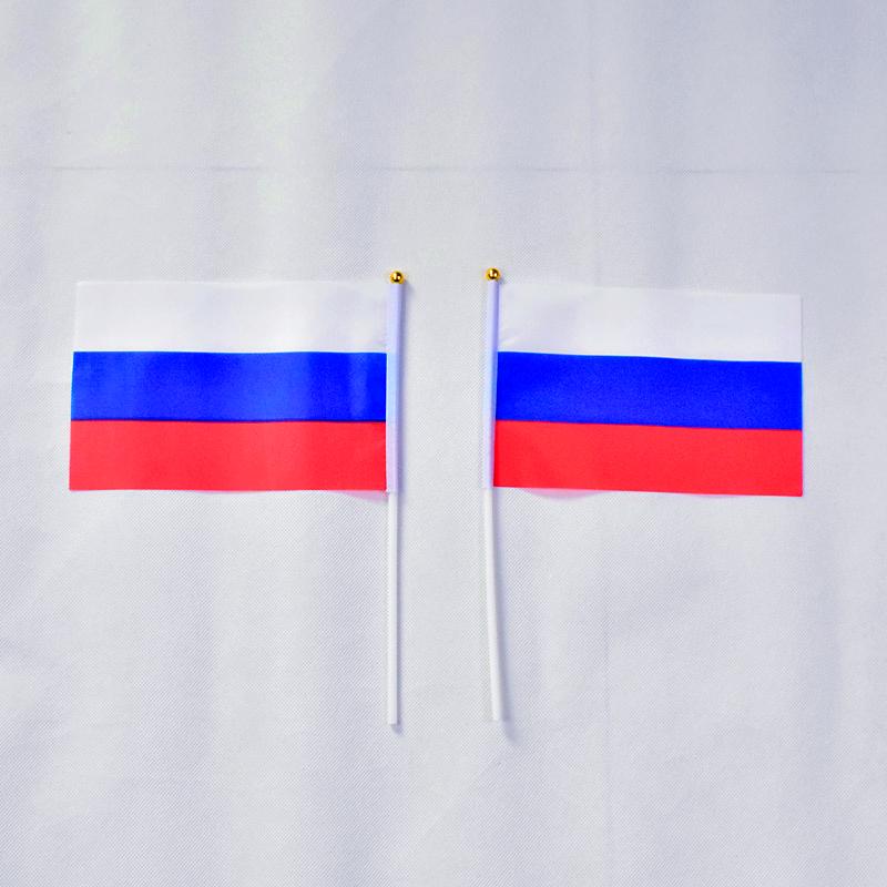 Russia 10pieces of 14*21cm hand-waving flags