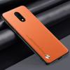 Luxury PU Leather Case For OnePlus 7 Back Cover Matte Silicone Shockproof Full Protection Phone Case For One Plus 7 OnePlus7
