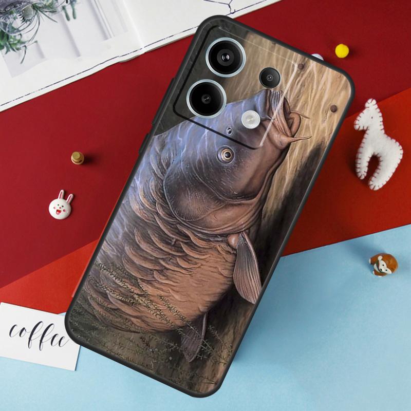 Чехол CARP FISH FISHING для Xiaomi Redmi Note 13 12 10 8 9 11 Pro 12S 10S 11S Redmi 13C 10A 10C 9C 12C Cover