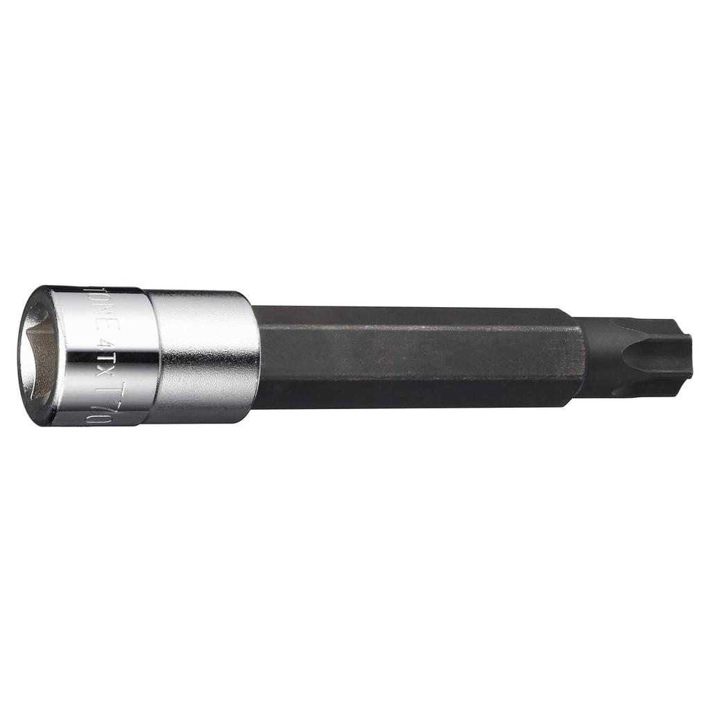 TONE Long Torx Socket Drive (Heavy Duty) 4TX-T70L, 12.7mm (1/2")