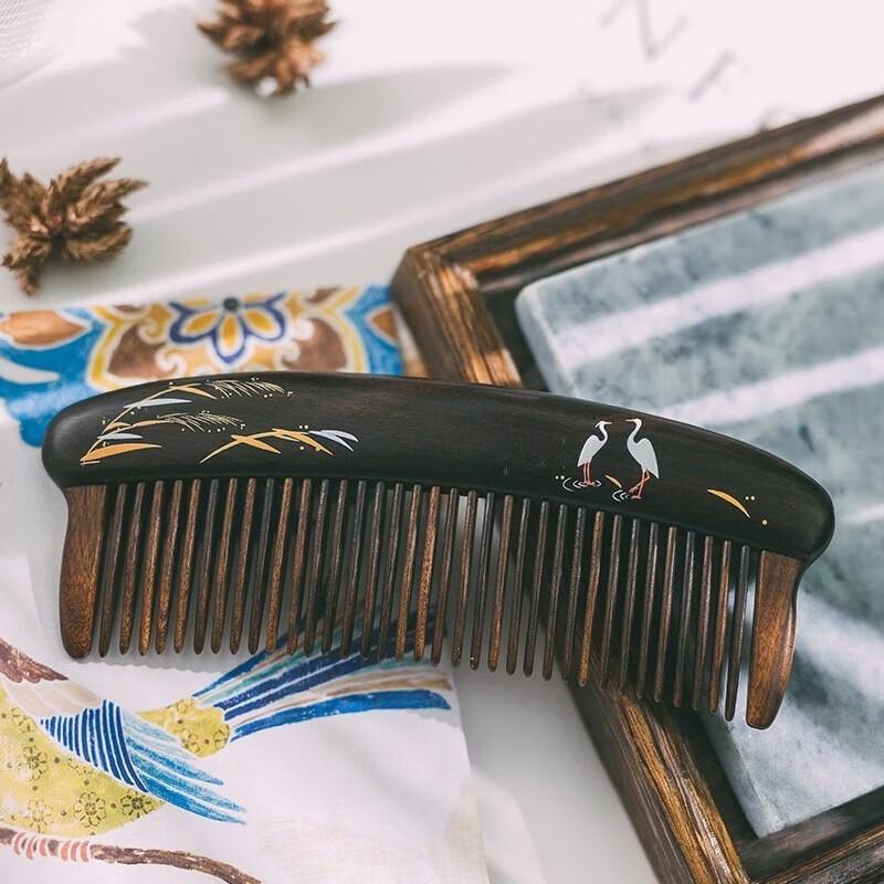 Набор для подарка 'Цзянь Цзя' от плотника Тан, деревянный гребень