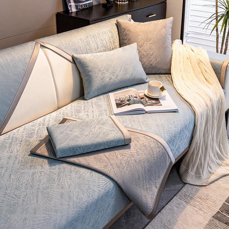 Жаккардовый чехол для дивана, роскошный чехол для дивана, чехол для кресла, секционный нескользящий чехол для сиденья мебели