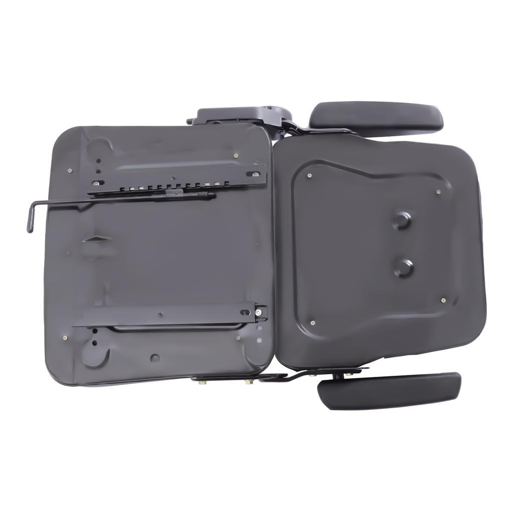 Universal Forklift Seat Adjustable Backrest PVC Ergonomic Tractor Excavator Truck Replacement Comfort Chair with Sliders