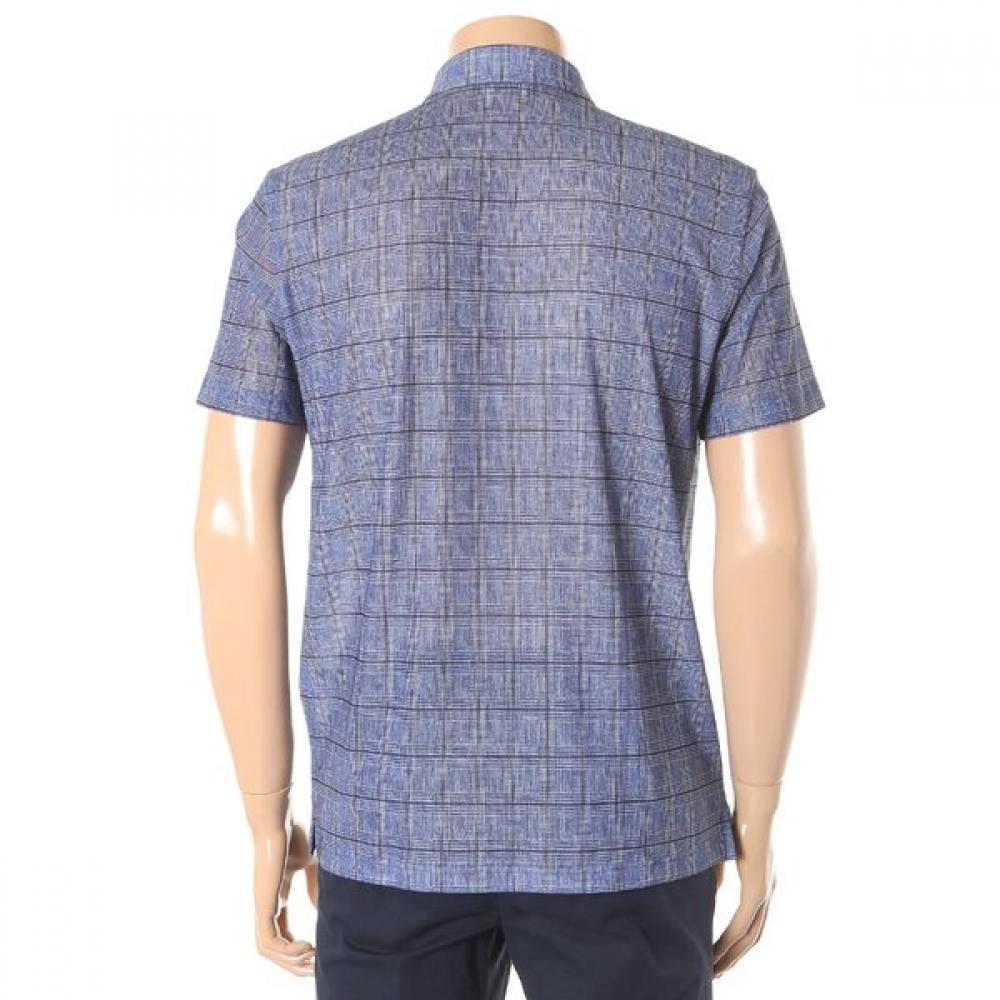 CounTess Mara STreTchy Coolmax ShorT Sleeve Check Collar T csTv2c2401bo